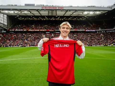 Dự kiến thời gian Hojlund phải ngồi ngoài