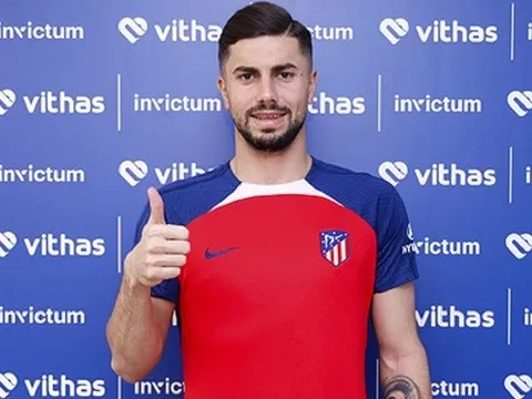 CHÍNH THỨC: Atletico đón tân binh đầu tiên của tháng 1