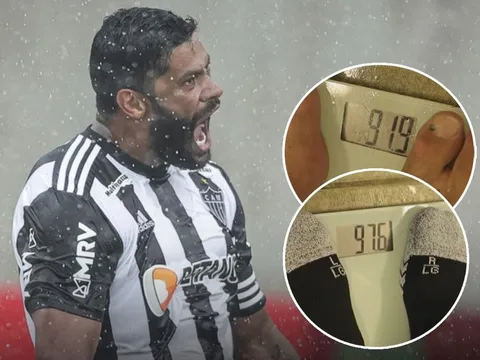 Hulk giảm gần 6 kg sau một trận đấu