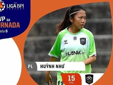Huỳnh Như hay nhất vòng 6 giải Bồ Đào Nha