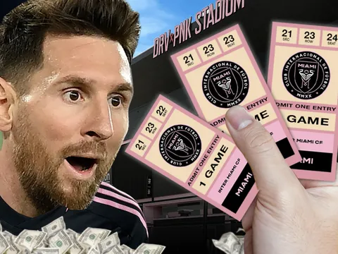 Inter Miami ‘móc hầu bao’ NHM, vé tăng ngất ngưỡng 82%
