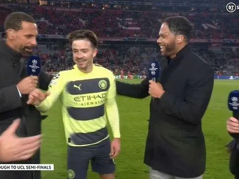 Jack Grealish từ chối trả lời phỏng vấn Rio Ferdinand