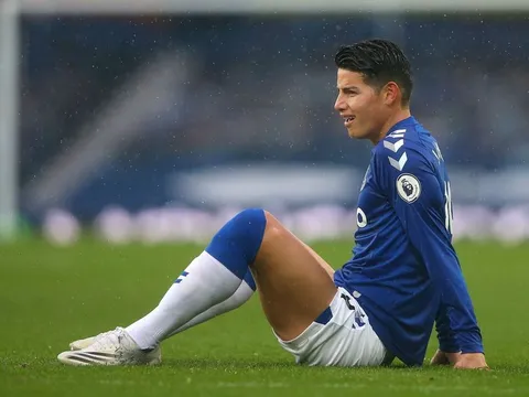 Rời Everton, cơn ác mộng chưa buông tha James Rodriguez