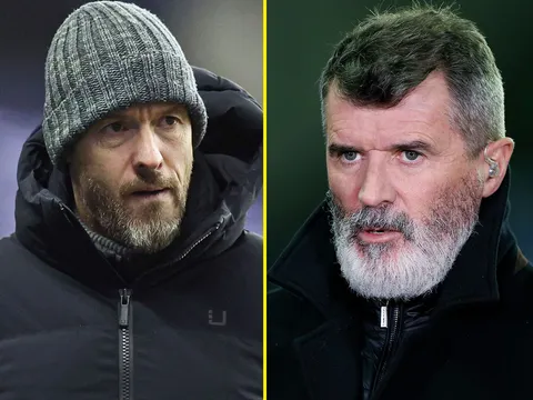 Keane phản đối Ten Hag sau trận hòa Tottenham