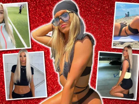 Nữ cầu thủ tạo viral trên mạng xã hội