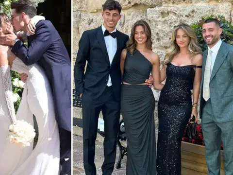 Dàn sao Chelsea rạng rỡ ở hôn lễ của Kepa