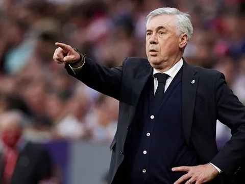 HLV Ancelotti không hài lòng với trọng tài dù Real Madrid thắng trận
