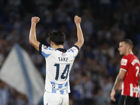 Kubo chỉ chịu thua Bellingham và Lewandowski