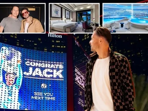 Kỳ nghỉ tại Las Vegas của Jack Grealish