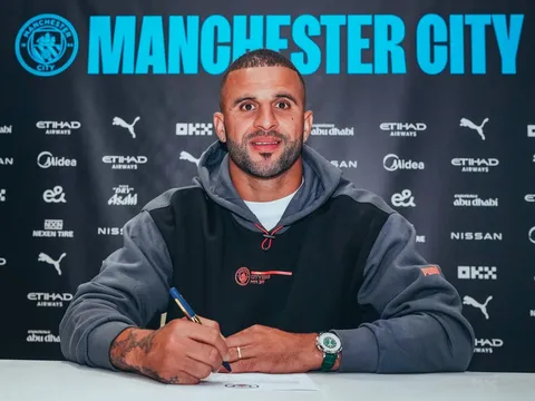 CHÍNH THỨC: Kyle Walker gia hạn với Man City đến năm 2026