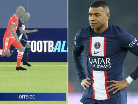 Kylian Mbappe phản ứng khi bị từ chối bàn thắng