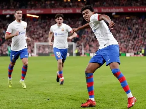 Lamine Yamal solo ghi bàn như Lionel Messi