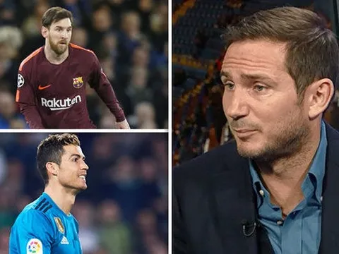 Lampard đổi chiều trong cuộc tranh luận về Messi và Ronaldo