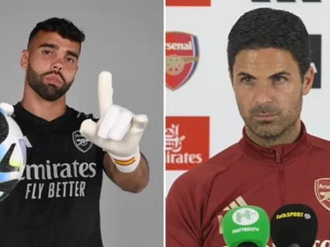 Lấy 2 ví dụ thực tế, Arteta đập tan dấu hỏi về Raya