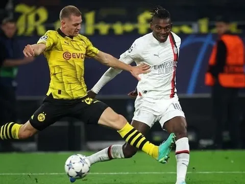 Phản ứng của Rafael Leao sau trận hòa trước Dortmund