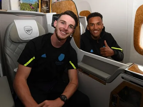 Loạt ảnh gây bão của Rice tại Arsenal