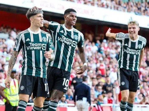 Lời nhắn của Garnacho gửi Hojlund là tin vui cho Man United