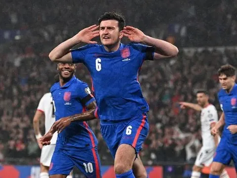 Maguire ghi bàn cho đội tuyển Anh tốt gấp ba lần so với Man Utd
