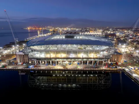 "Mái nhà mới" của Everton dần hoàn thiện