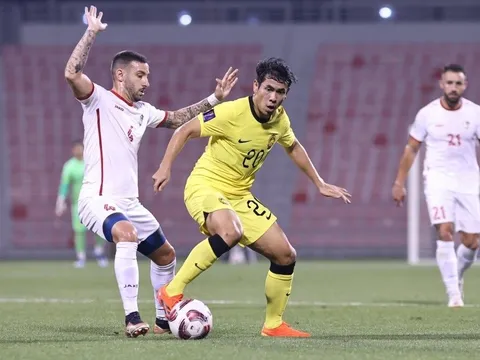 Chạy đà ấn tượng trước Asian Cup, Malaysia hòa đội tuyển xếp trên gần 40 bậc