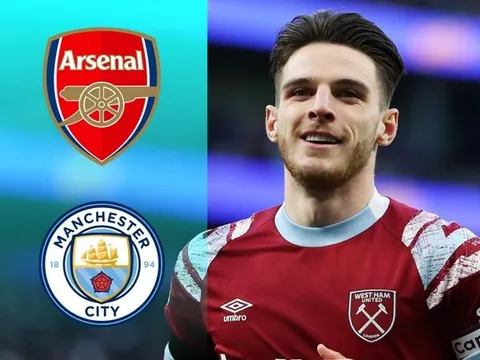 Man City từ bỏ Declan Rice, West Ham 1 mũi tên trúng 2 đích