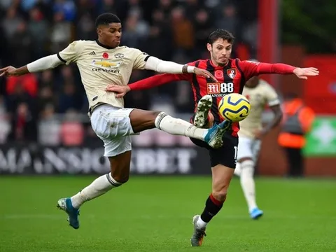 Man Utd vs Bournemouth: Chiến thắng dễ dàng; Top 3 thẳng tiến