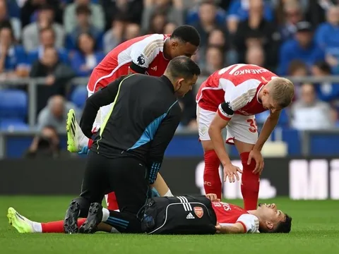 Martinelli không xuất hiện trong buổi tập của Arsenal trước trận gặp PSV