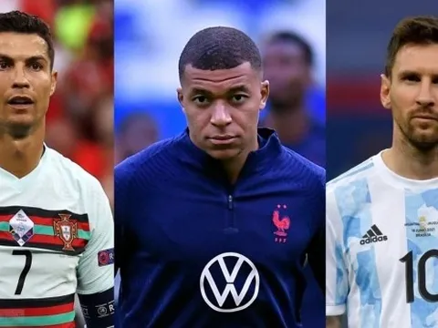 Mbappe được đặt ngang hàng Messi và Ronaldo