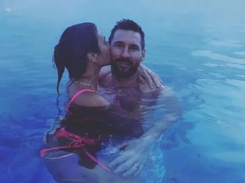 Messi cùng gia đình đến dãy núi lớn nhất châu Âu