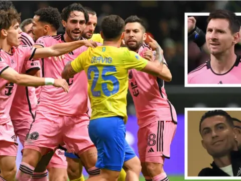 Messi dự bị, Inter Miami thua thảm trước đội bóng của Ronaldo