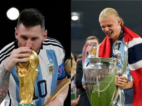 Haaland nói điều khiến Messi có thua Quả bóng vàng cũng vui vẻ