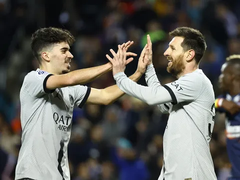Messi nổi nóng với cầu thủ PSG