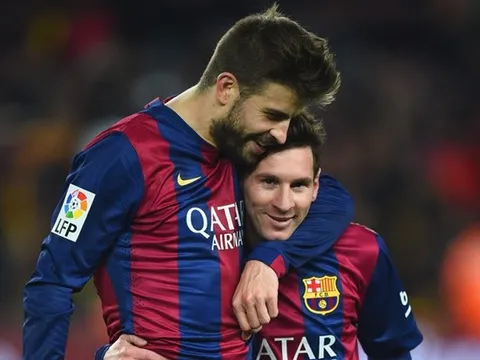 Messi và Ronaldo xuất hiện trong đội hình đối tác hay nhất của Pique