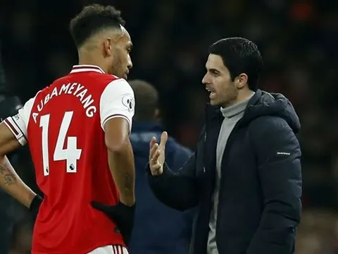 Mikel Arteta nói rõ về sự rạn nứt với Aubameyang
