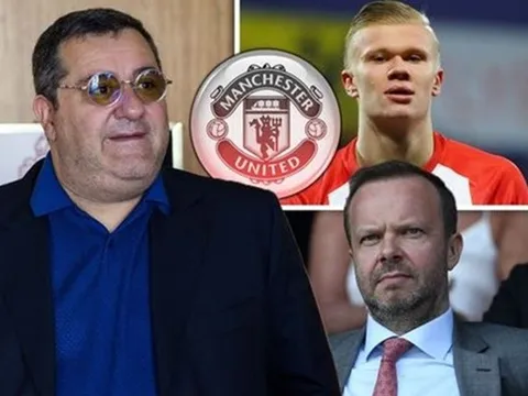 Lộ 2 yêu sách điên rồ của Raiola, phi vụ Haaland đến M.U sụp đổ tan tành