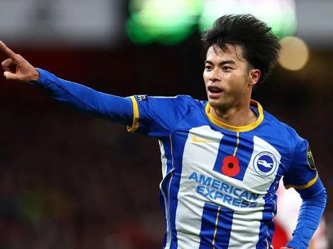 Mitoma: "Tôi xem Ronaldo thi đấu cho Man United từ nhỏ"