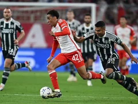 5 lần rê bóng thành công, hàng tiền vệ M.U chào thua Musiala