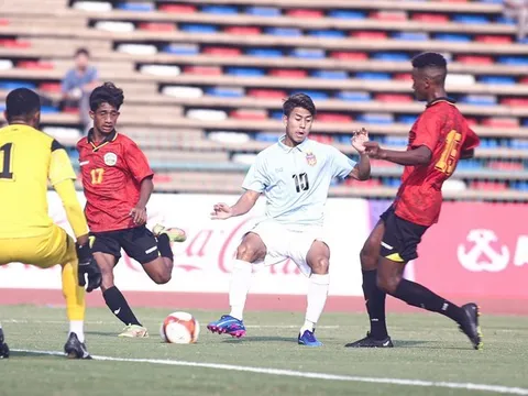 Đánh bại Timor Leste, U22 Myanmar sẵn sàng tranh vé đi tiếp