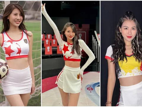 Ngắm vẻ đẹp hot girl 'Nóng cùng World Cup' yêu tuyển Bỉ