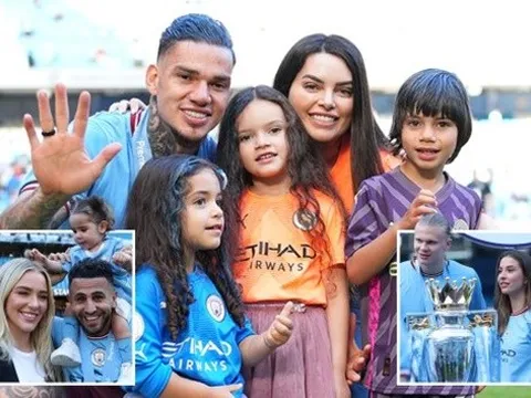 Ngày hạnh phúc của Haaland và đồng đội bên cạnh gia đình