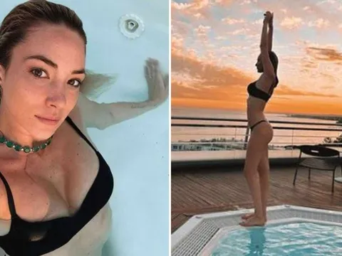 Người hâm mộ choáng với vóc dáng sau sinh của vợ Alvaro Morata