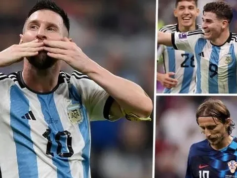 Người thắng kẻ thua trận Argentina 3-0 Croatia: Messi là siêu nhân, Ronaldo ngậm ngùi