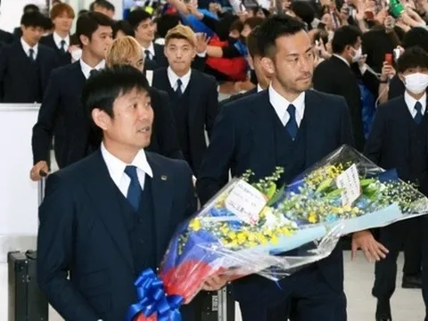 Nhật Bản chào đón những người hùng World Cup