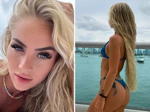 Nữ ngôi sao quyến rũ diện bikini 'bỏng mắt'