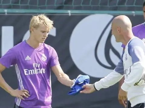 Odegaard nói rõ đẳng cấp của Zidane