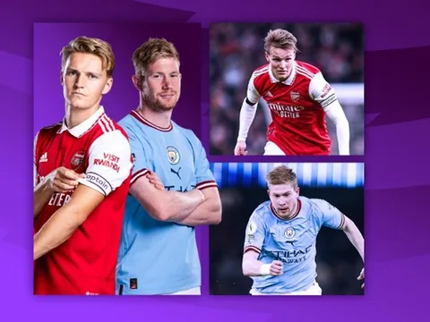 Odegaard chưa thể ‘chung mâm’ với De Bruyne