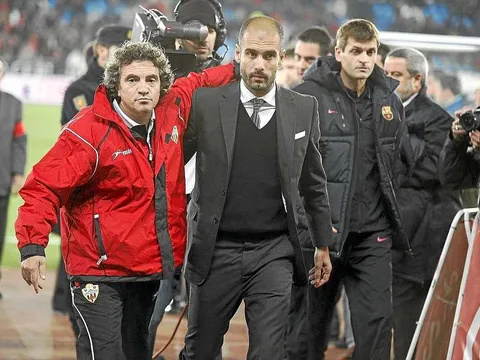 "Pep Guardiola từng là cầu thủ của tôi"