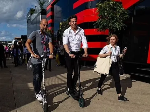 Pep Guardiola và dàn sao xuất hiện tại cuộc đua F1