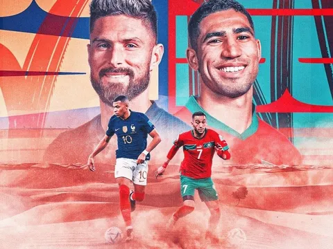 Pháp gặp Morocco và cuộc đấu hơn cả bóng đá