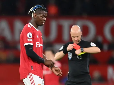 Pogba lên tiếng sau chiếc thẻ đỏ trận Liverpool